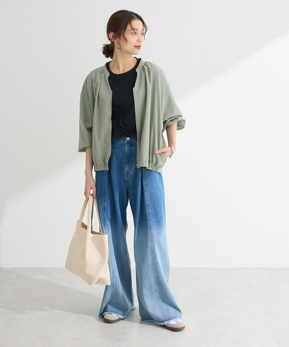 Green Parks ・Ｐｅｔｉｔ　Ｆｌｅｕｒ　アシンメトリーフリルＴＥＥ 