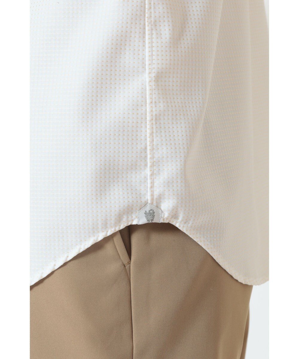 DAKS リンクルフリー コットンカットドビーシャツ 