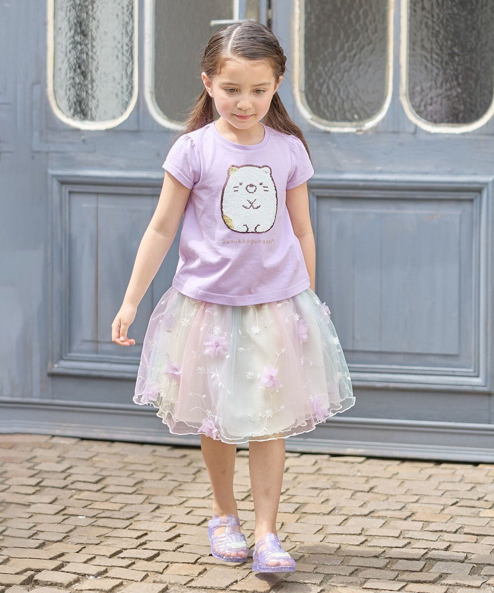 ANY KIDS 【WEB限定/すみっコぐらし】ミラクルスパンコールTシャツ 