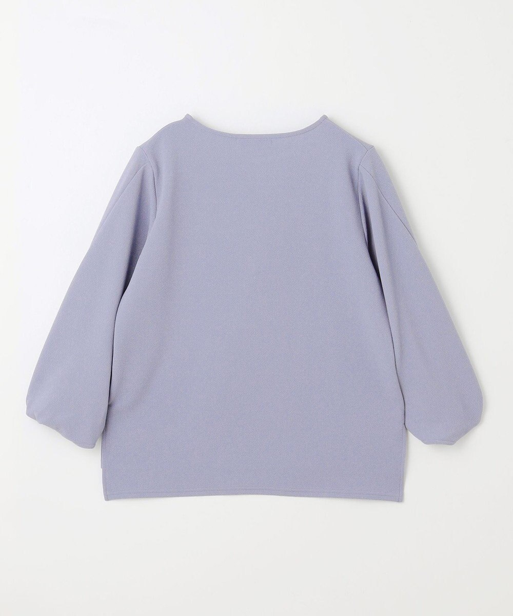 ANY L 【洗濯機可】ジャガード袖ねじりプルオーバー 