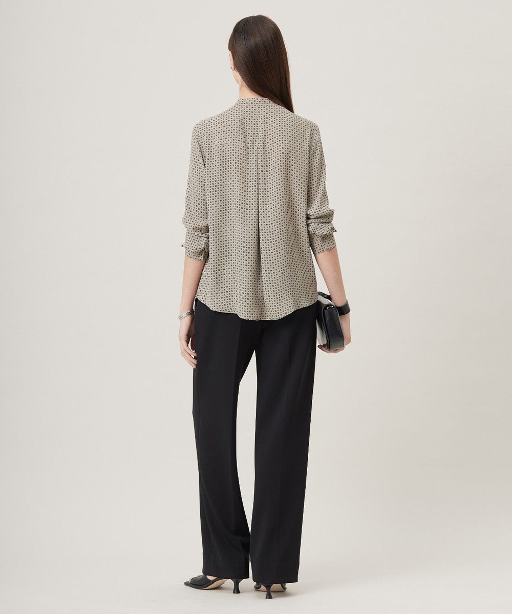 ICB L 【洗える】ミリオーネダンボールニット ワイドストレートパンツ 