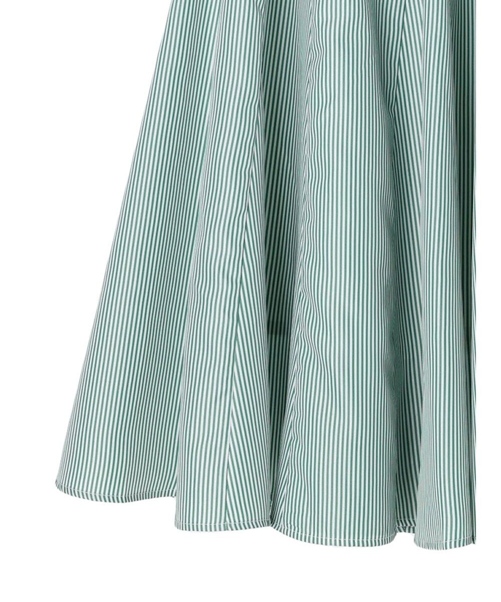 Green Parks ・ＳＵＧＡＲ　ＳＰＯＯＮ　ストライプフレアスカート 