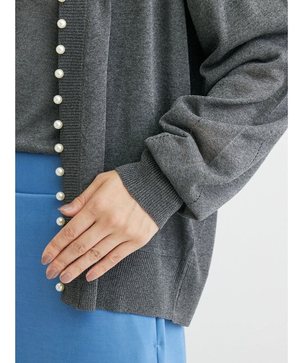 Green Parks ・ＥＬＥＮＣＡＲＥ　ＤＵＥパールツキシアーカーディガン 