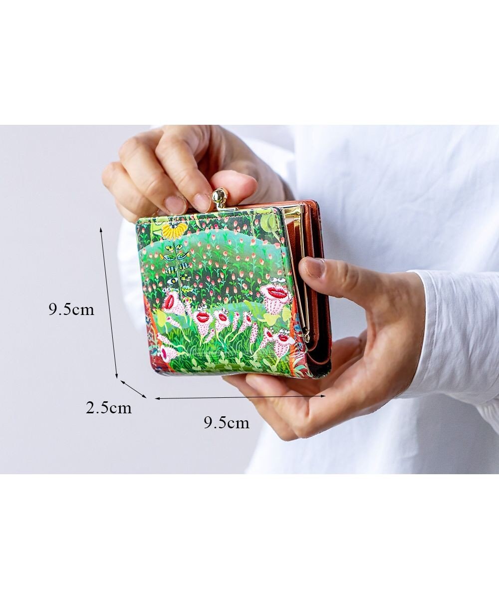 tsumori chisato CARRY ガーデンゴルフクラブ がま口 ミニ財布 2つ折り財布 