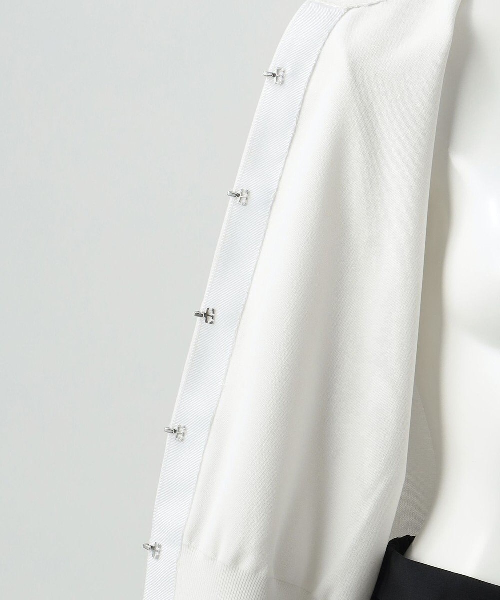 23区 S 【R(アール)】ブライトニット ネックビジューカーディガン 