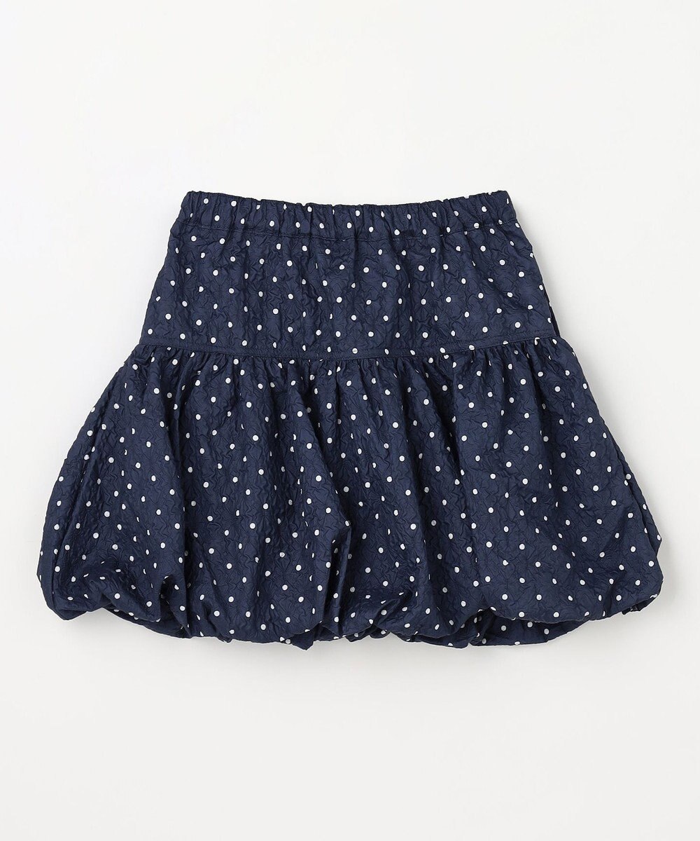 ANY KIDS 【洗濯機可能】バルーン ドットスカート 