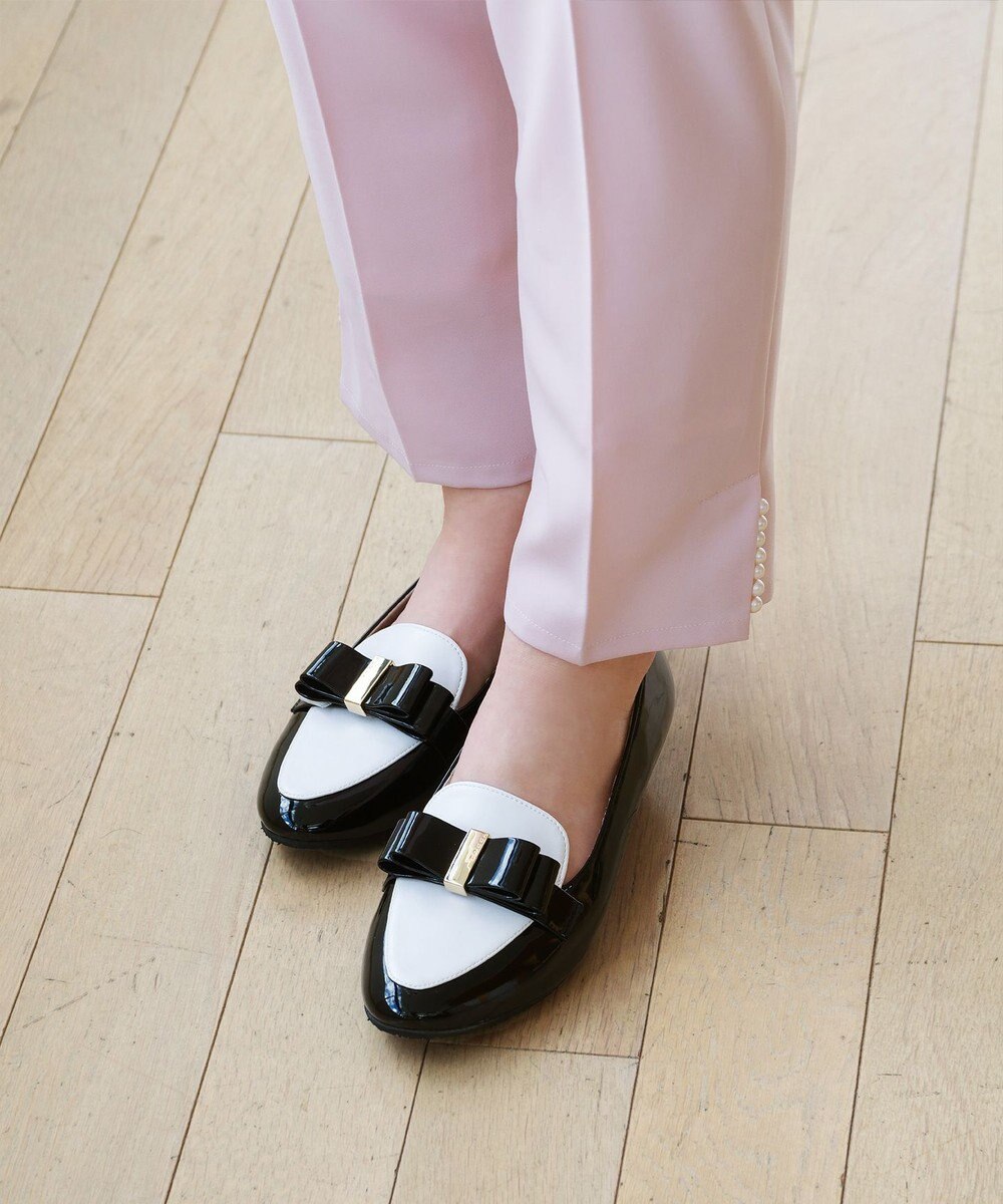 TOCCA 【晴雨兼用】RIBBON LAUFER RAINSHOES  ローファー 