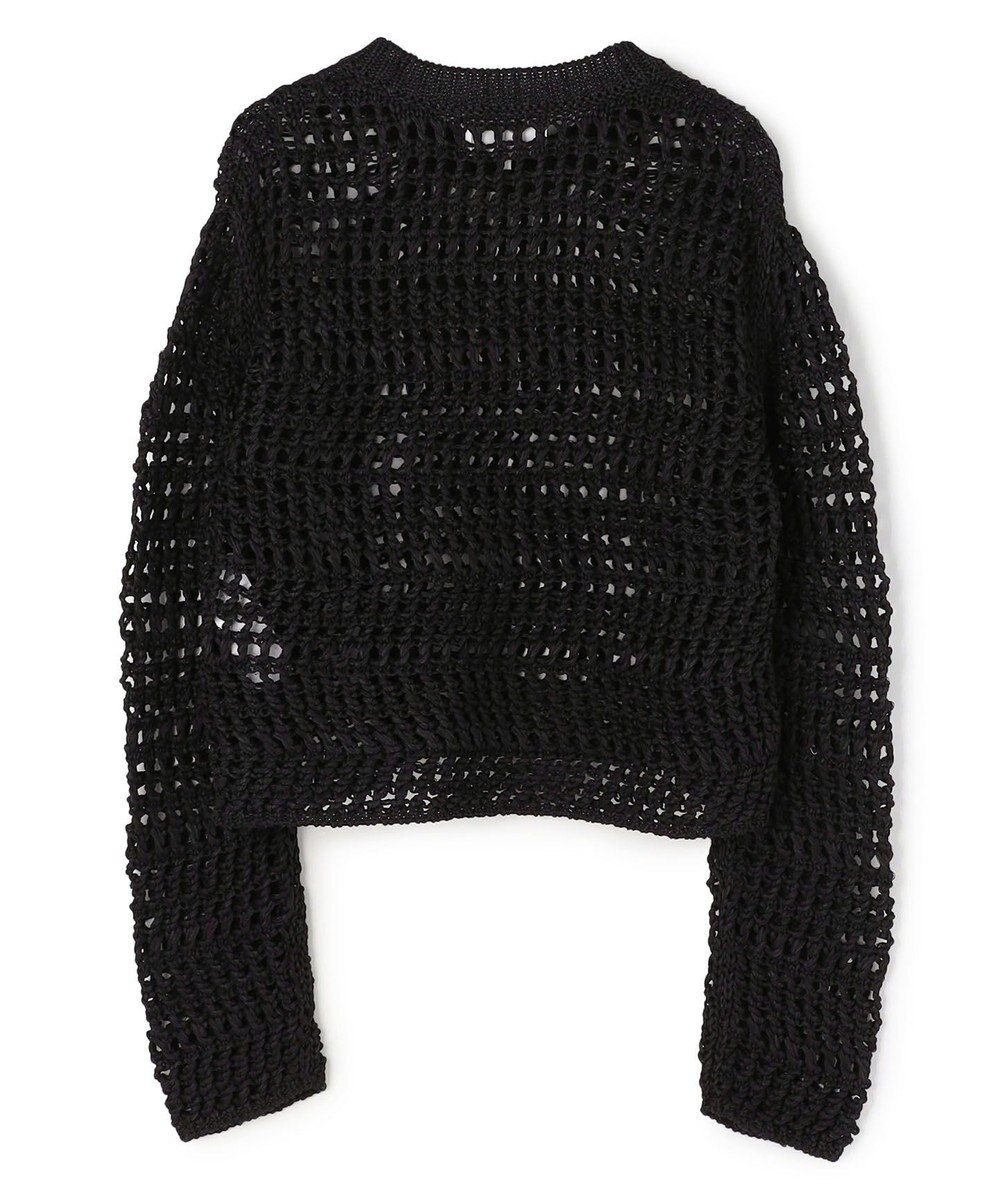 BEIGE， UVITE / コットンメッシュクロップドニット 