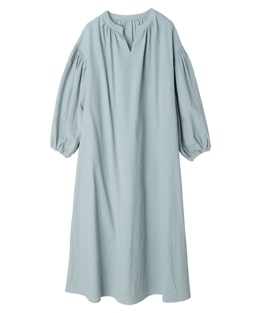 Green Parks ａ．袖ギャザーボリュームワンピース 