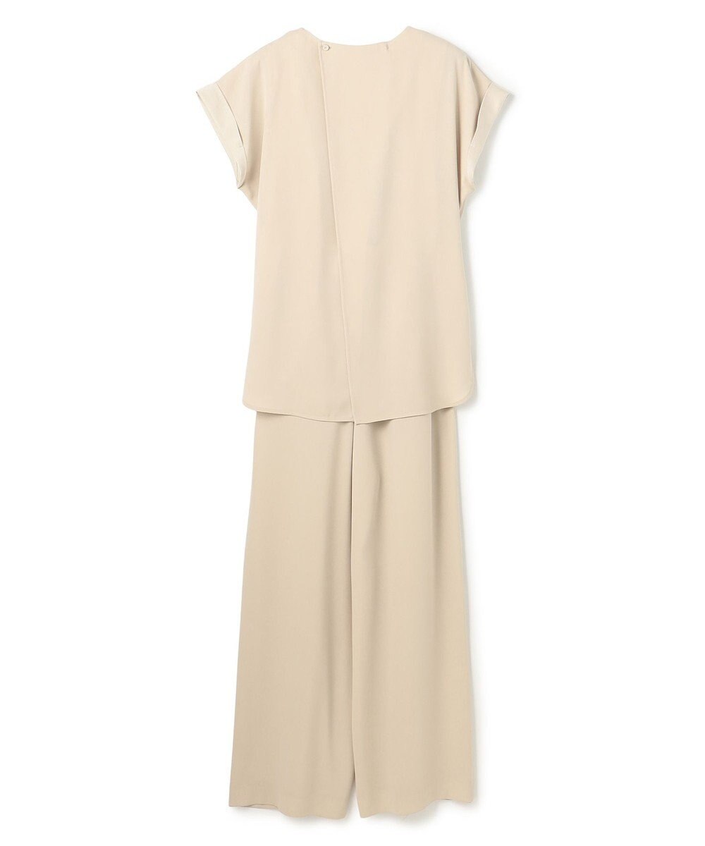 uncrave バックサテンジョーゼット オールインワン 