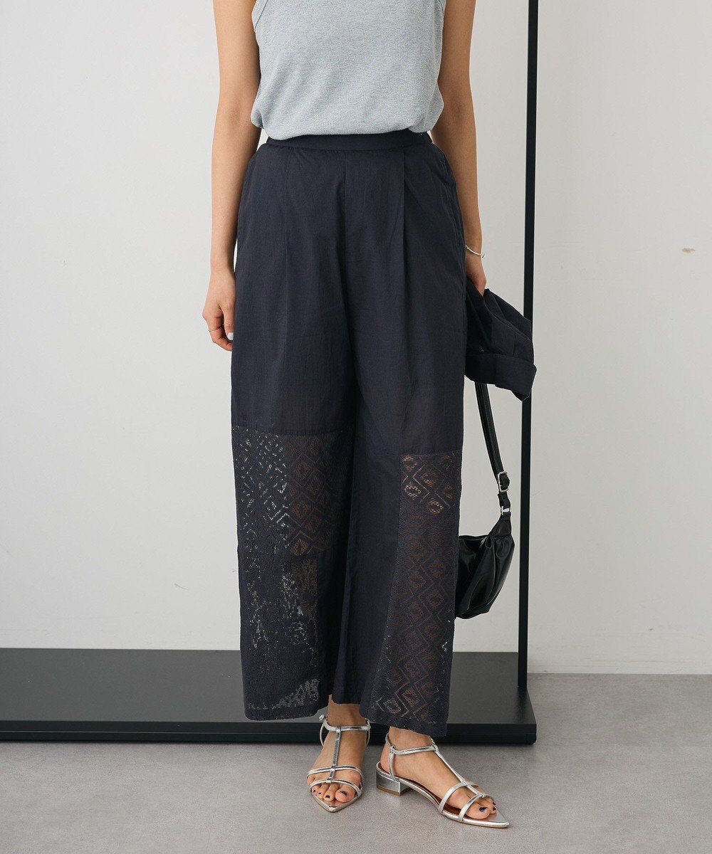 CRAFT STANDARD BOUTIQUE レースパッチワークパンツ 