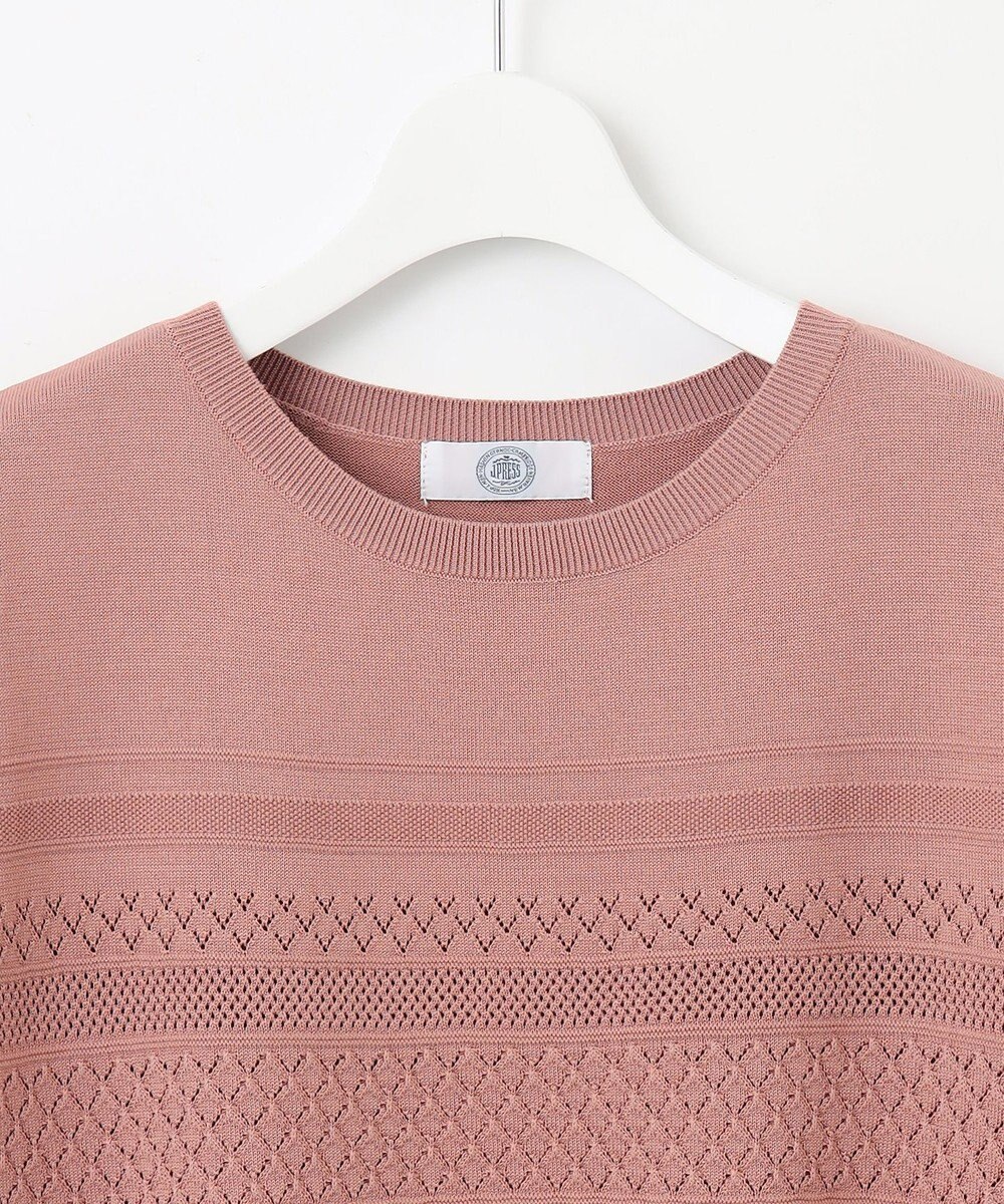 J.PRESS LADIES 【洗える】LACY ニットプルオーバー 