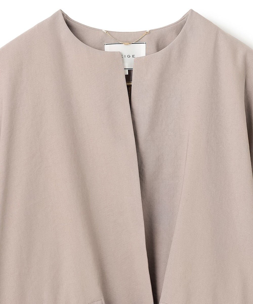 BEIGE， MARIE / ノーカラージャケット 