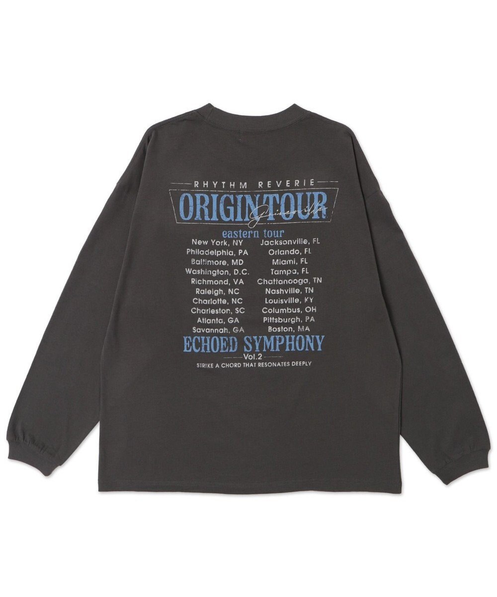 WEGO 【ユニセックス着用ITEM/MLサイズ展開】ヴィンテージライクグラフィックT（LS） 