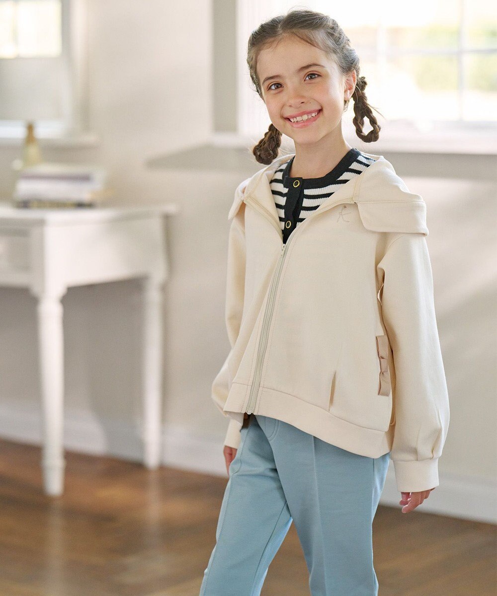 組曲 KIDS 【150-160cm】ダンボールニット パーカー 