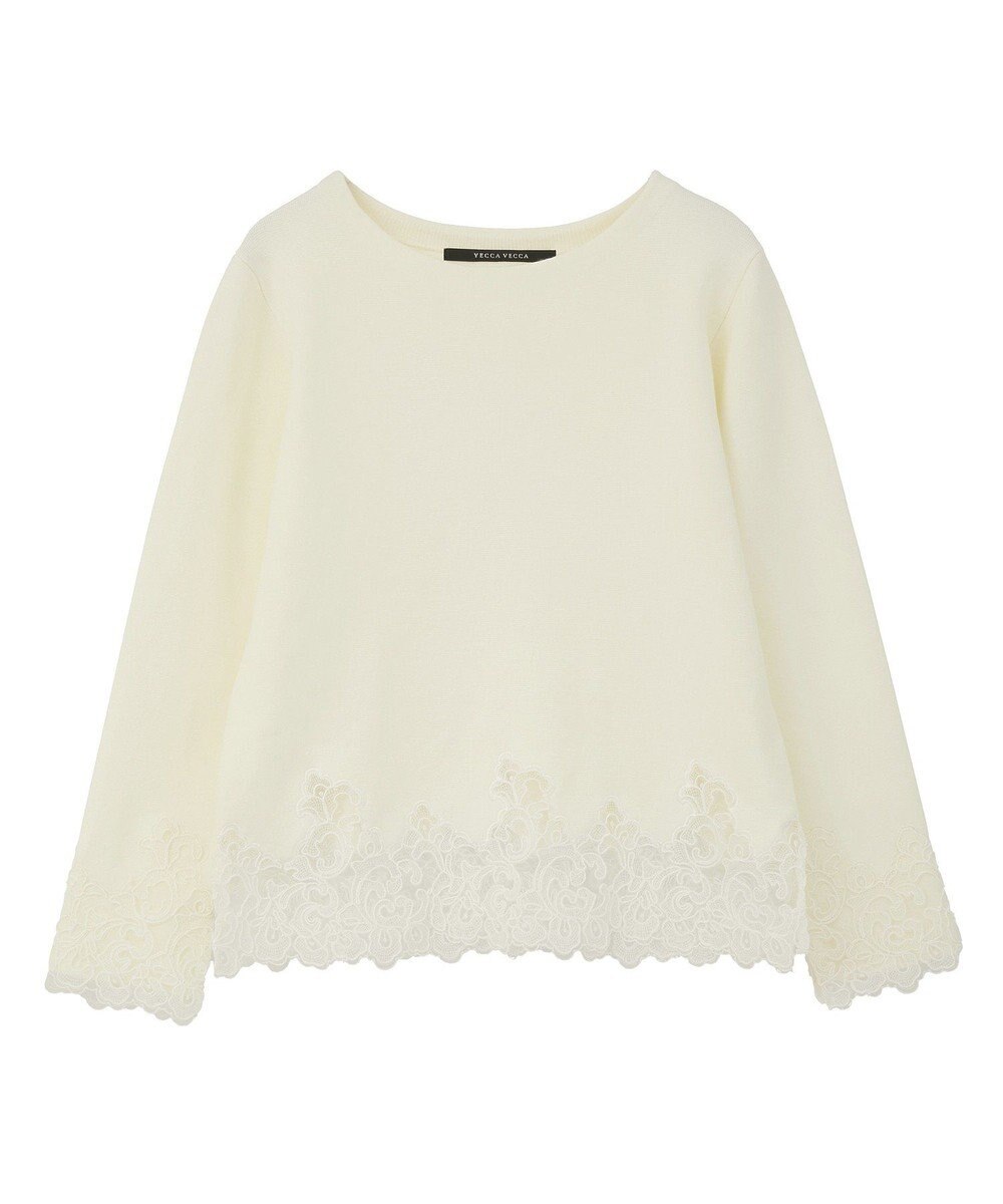 YECCA VECCA レースヘムニット 