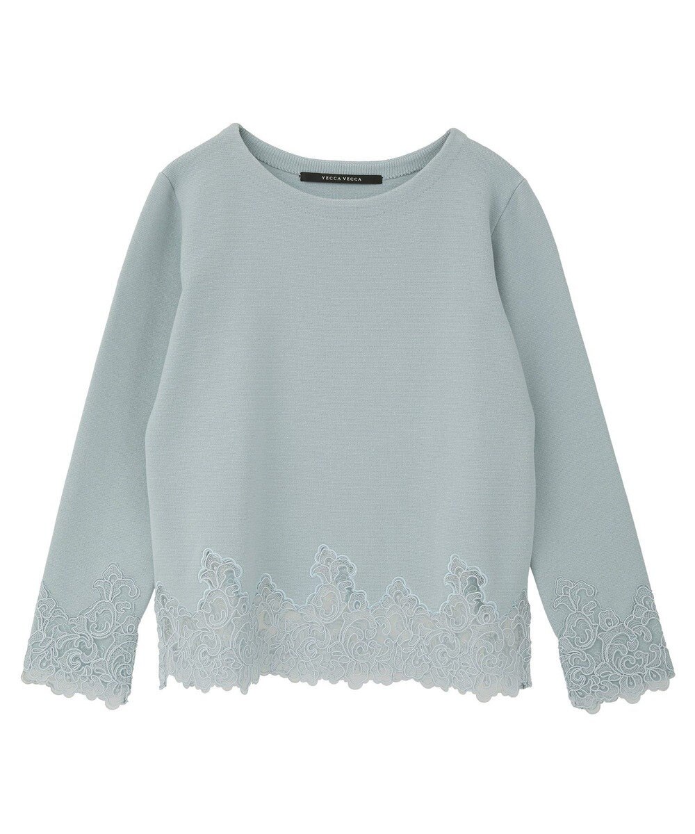 YECCA VECCA レースヘムニット 