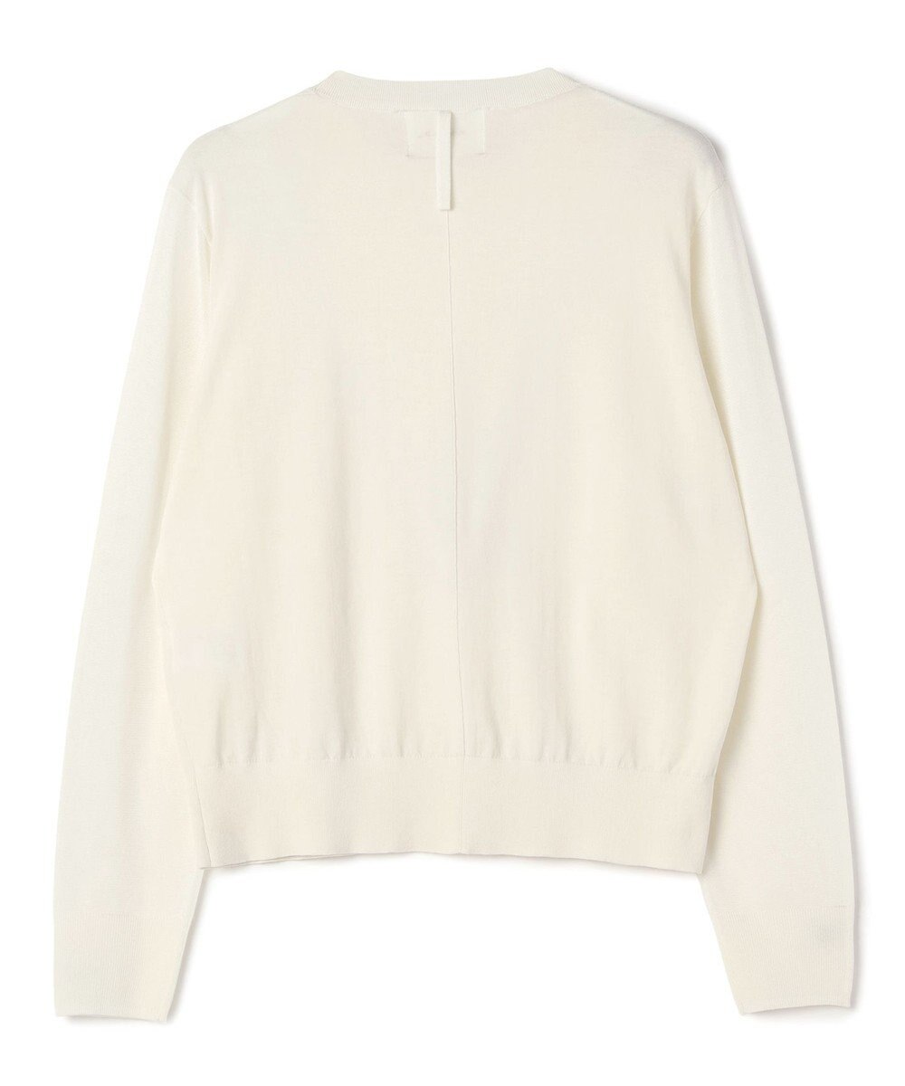 BEIGE， JULIE / コットンシルク 異素材プルオーバーニット 