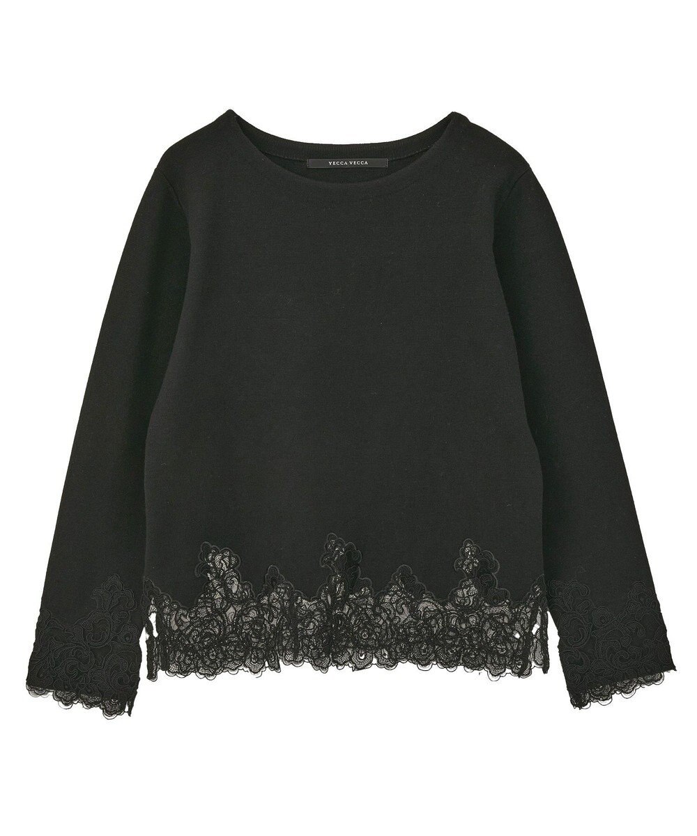 YECCA VECCA レースヘムニット 