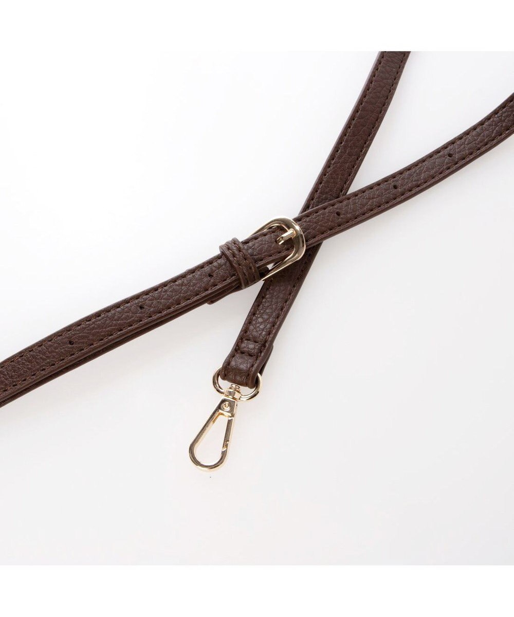 UNBILLION カシュカシュ cachecache / ミニショルダー付きソフトレザー調ミニトートバッグ 