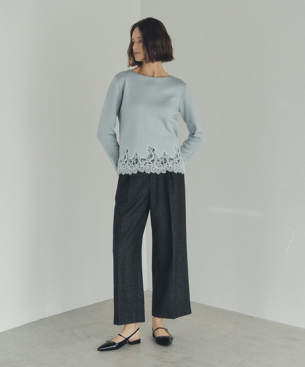 YECCA VECCA レースヘムニット 