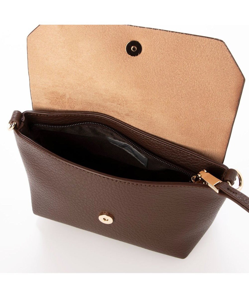 UNBILLION カシュカシュ cachecache / ミニショルダー付きソフトレザー調ミニトートバッグ 