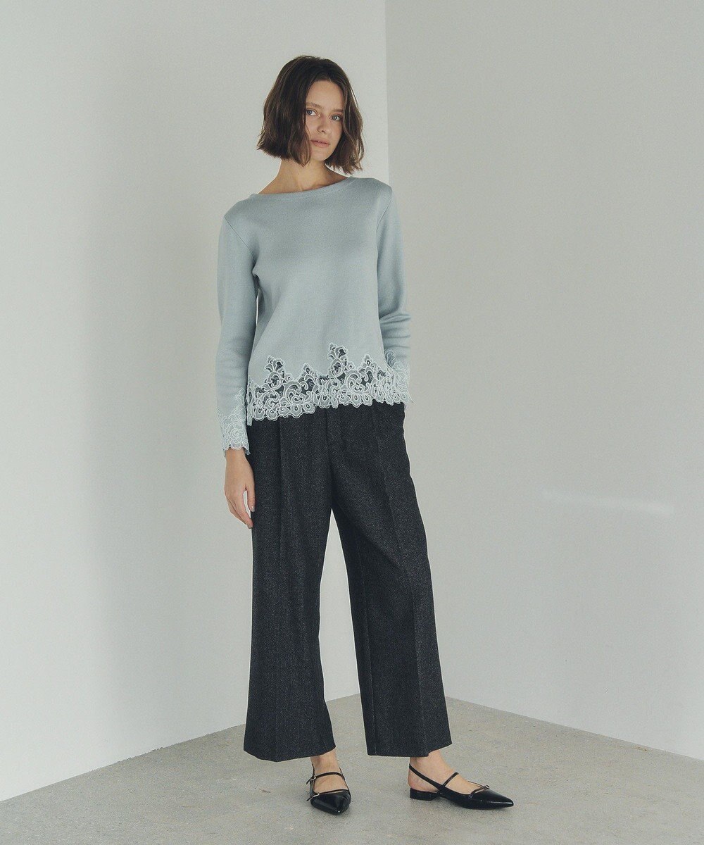 YECCA VECCA レースヘムニット 