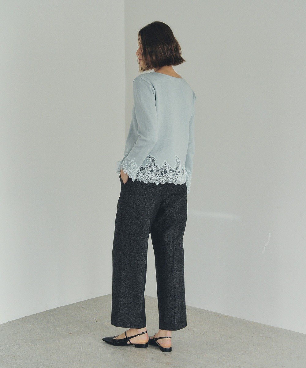 YECCA VECCA レースヘムニット 