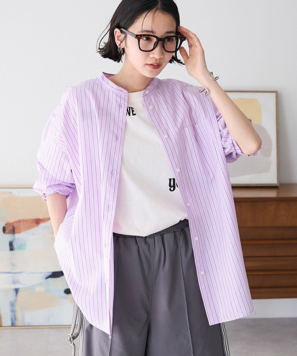 CRAFT STANDARD BOUTIQUE 【追加】バンドカラーシャツ 