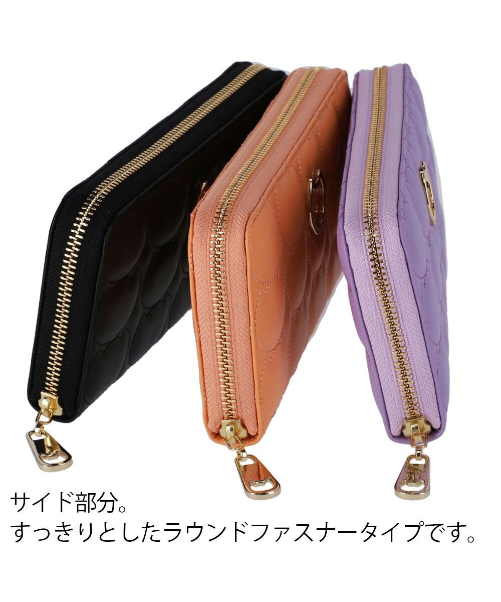 tsumori chisato CARRY ラインネコ ラウンドファスナー長財布 
