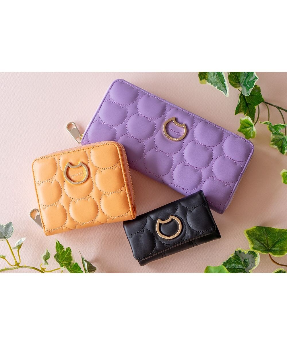 tsumori chisato CARRY ラインネコ ラウンドファスナー長財布 