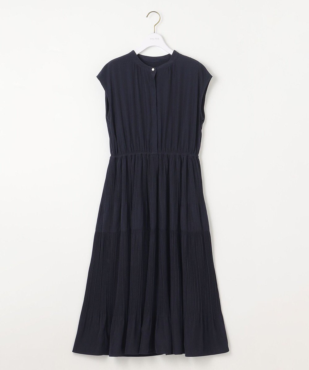ANY SIS 【洗える】プリーツティアード ワンピース 