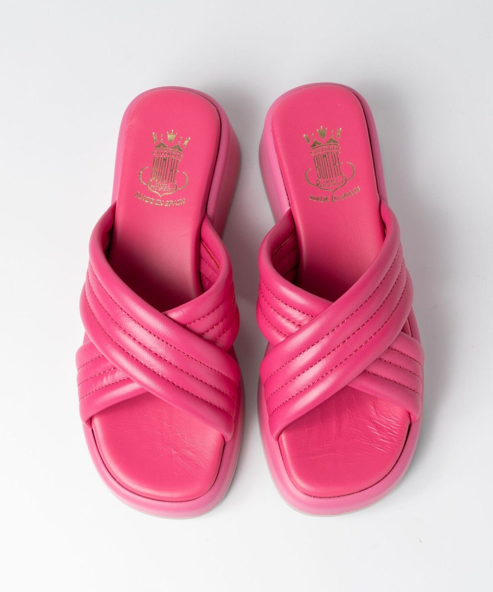 BONTRE 【BONTRE/ボントレ】パフィーステッチクロスサンダル/40351-US 