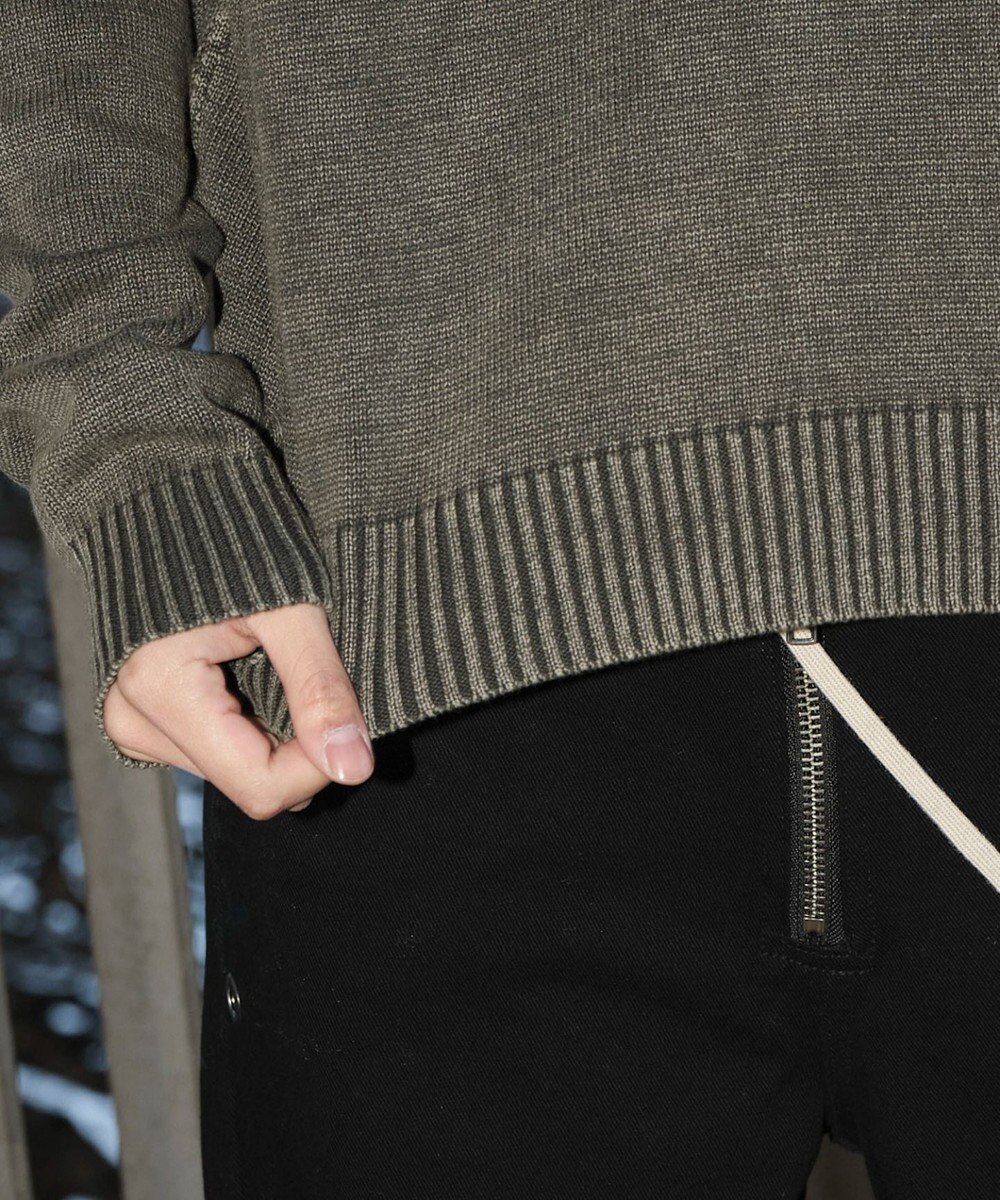 WEGO 【ユニセックス着用ITEM】ピグメントロゴニットプルオーバー 