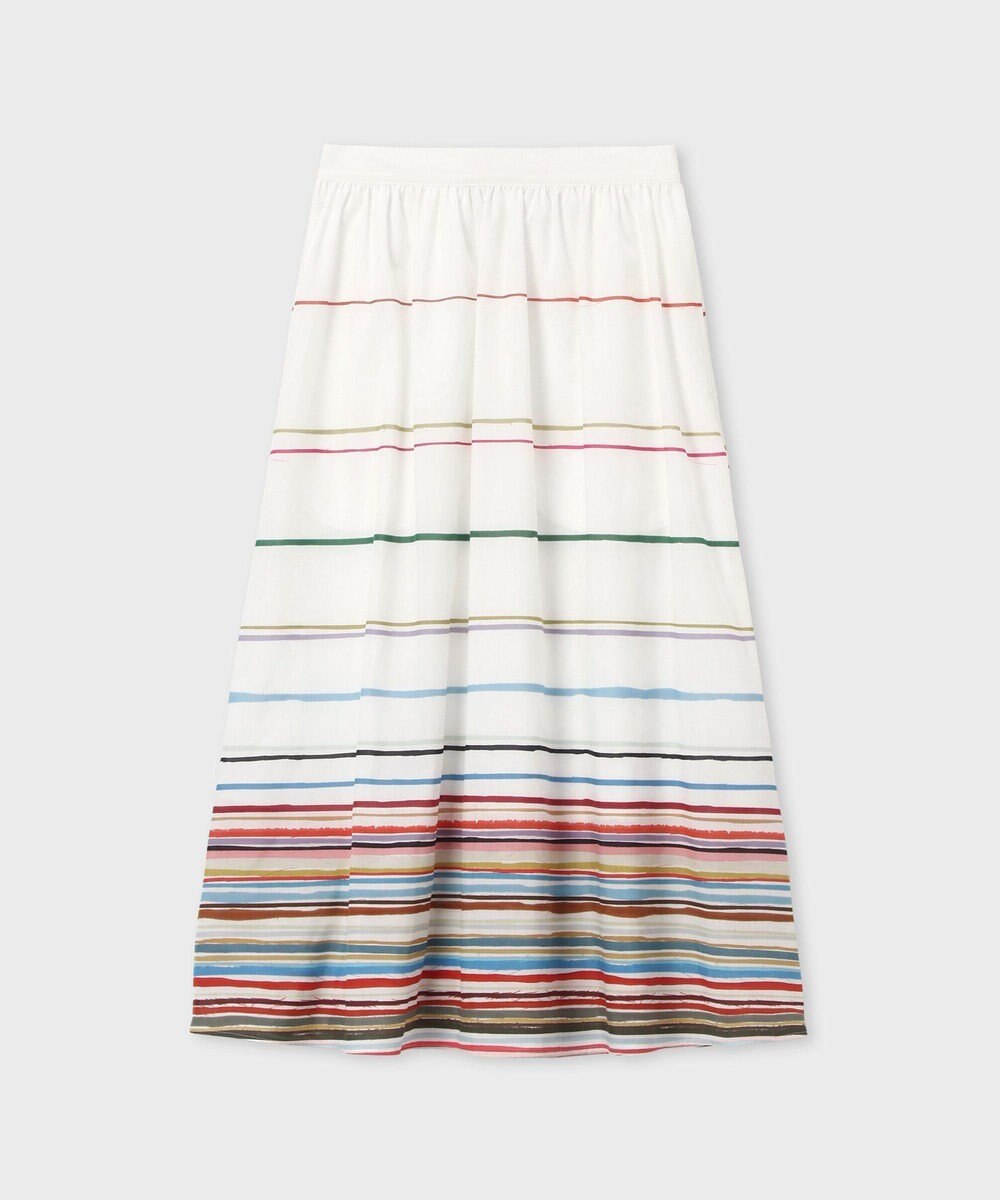 Paul Smith Cairo Stripe Chalk プリント スカート 