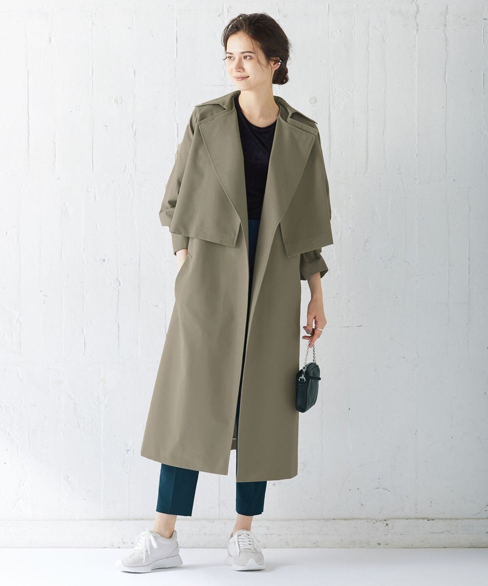 ICB L T/Cシャンブレーツイル 3WAYコート 