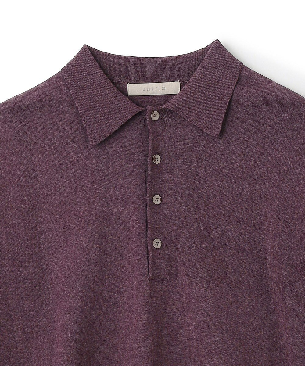 UNFILO MENS FINE MOVE ニットポロ [24年春夏商品] 