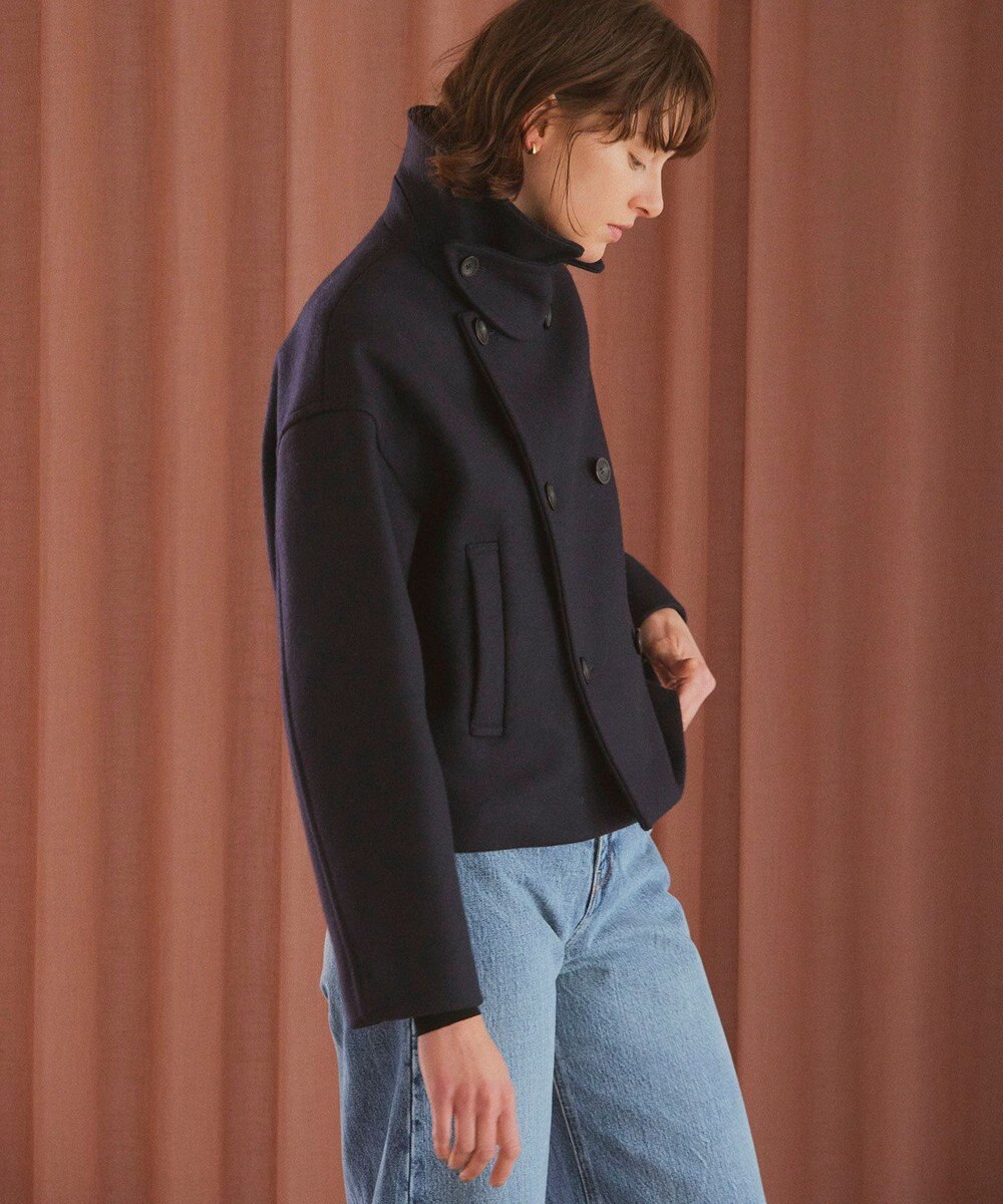 NAVE 【Nave】ダブルメルトン ショートPコート 