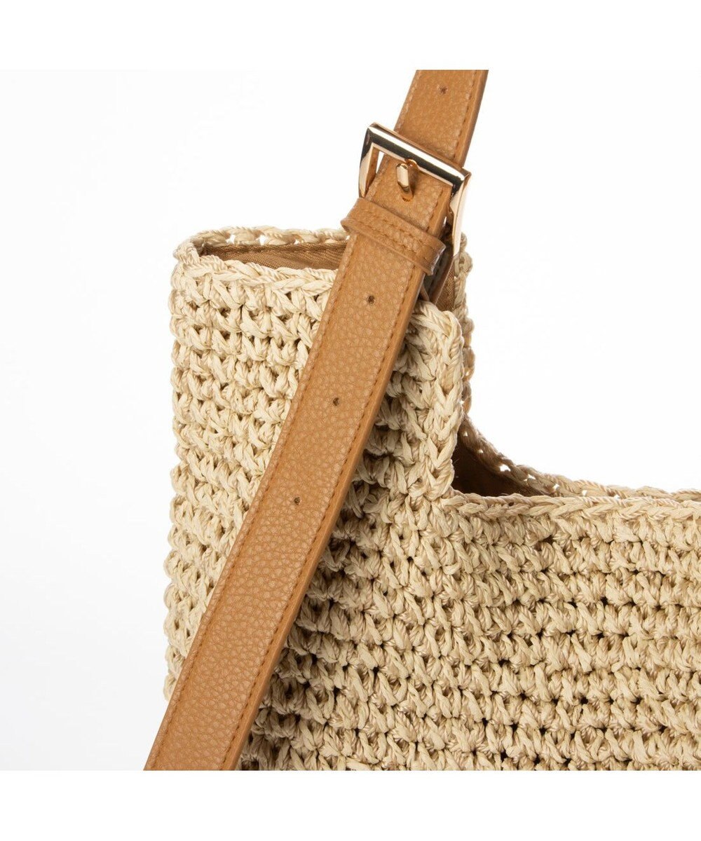 UNBILLION cachecache ベルトハンドルベーシック手編みトートバッグ 