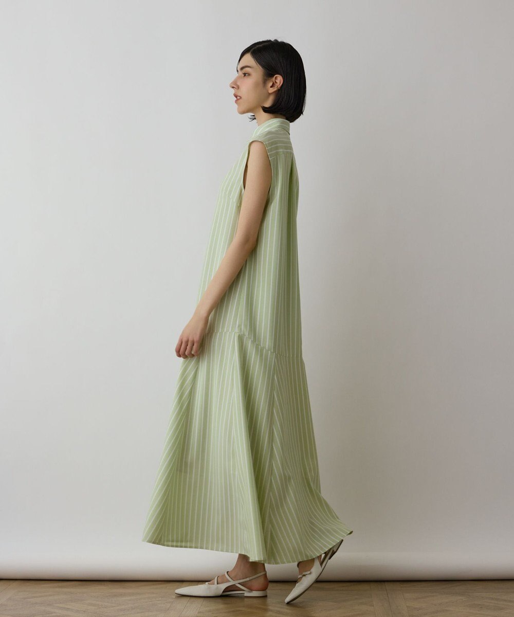 GRACE CONTINENTAL ストライプシャツワンピース 