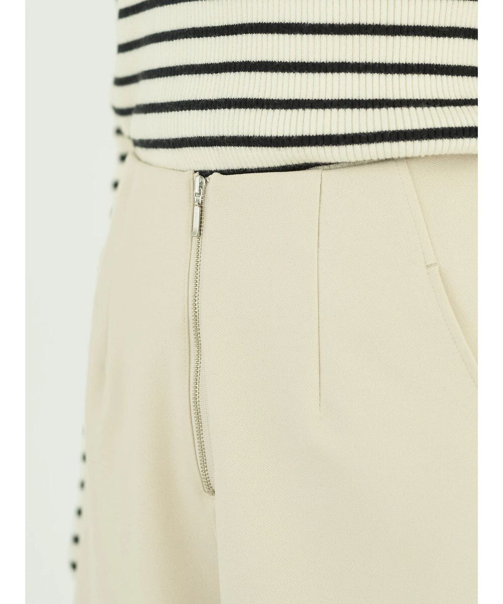 earth music&ecology フロントジップショートパンツ 