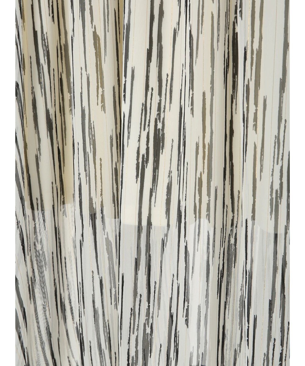 Green Parks ａ．肩フリルプリントワンピース 