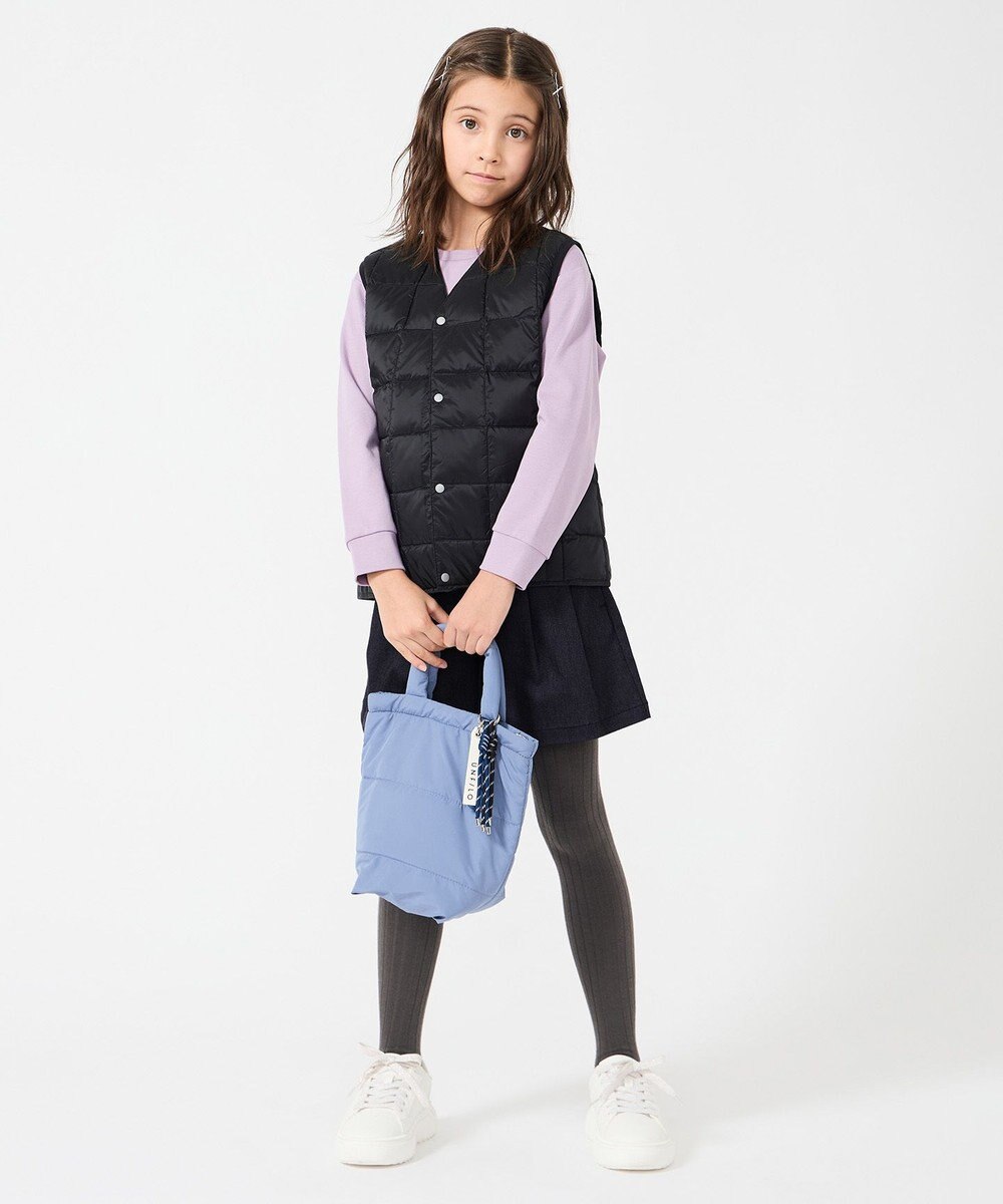 UNFILO 【120-150cm】TAION Vネック ダウンベスト(UNISEX) 