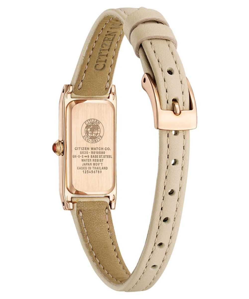 CITIZEN 【ECサイト限定】上品なエクリュベージュ クラシカルな雰囲気  電池交換不要 
