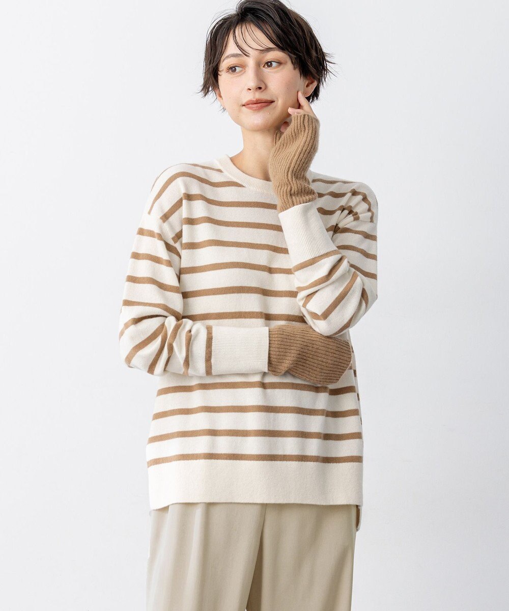 23区 S 【見上愛さん着用/Oggi・STORY掲載】ピュアカシミヤ クルーネック ニット 