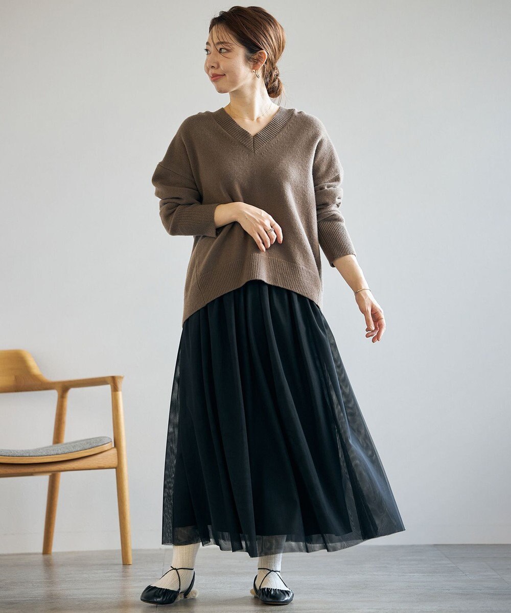 UNFILO L チュールスカート 