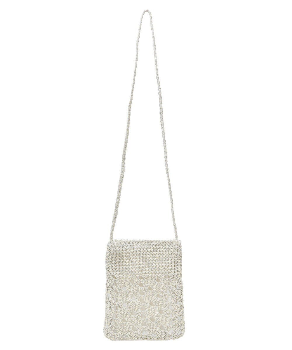 Green Parks ・ＱＵＯＮ　マクラメメタルミニショルダー 