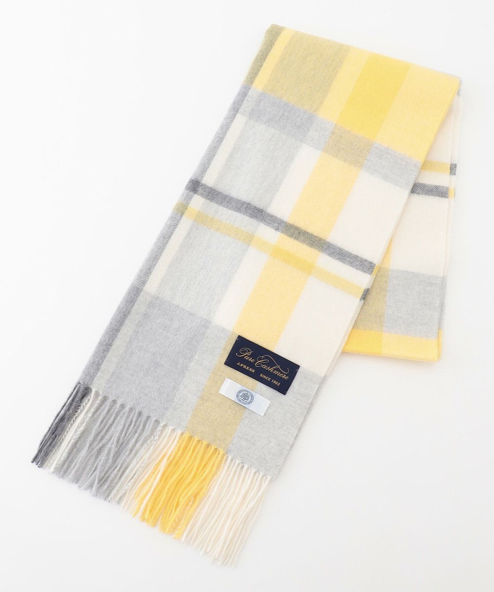 J.PRESS LADIES カシミヤチェック マフラー 