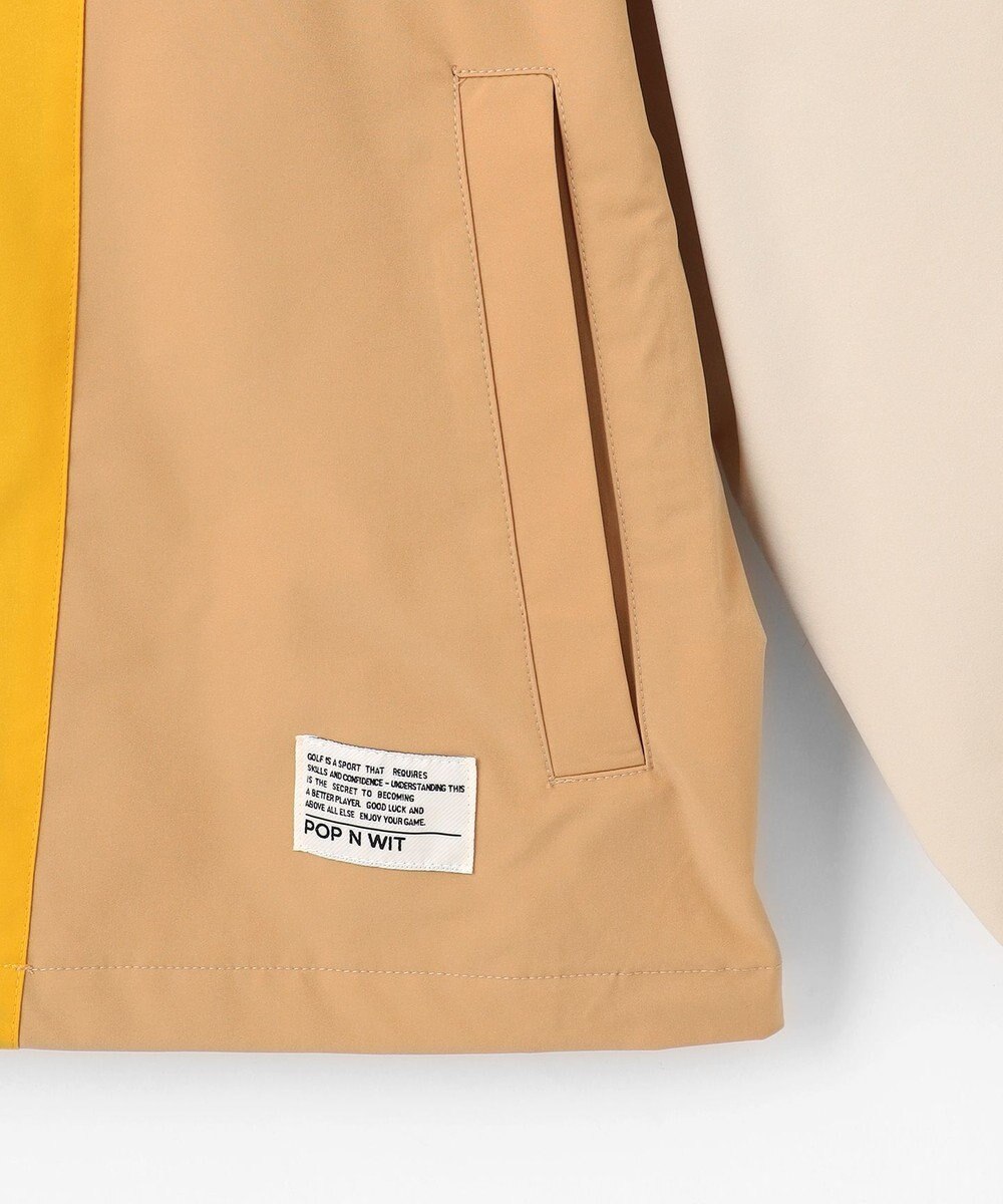 PW CIRCULUS 【撥水加工/ストレッチ】【MEN】カラーブロッキング ブルゾン  ゴルフ 