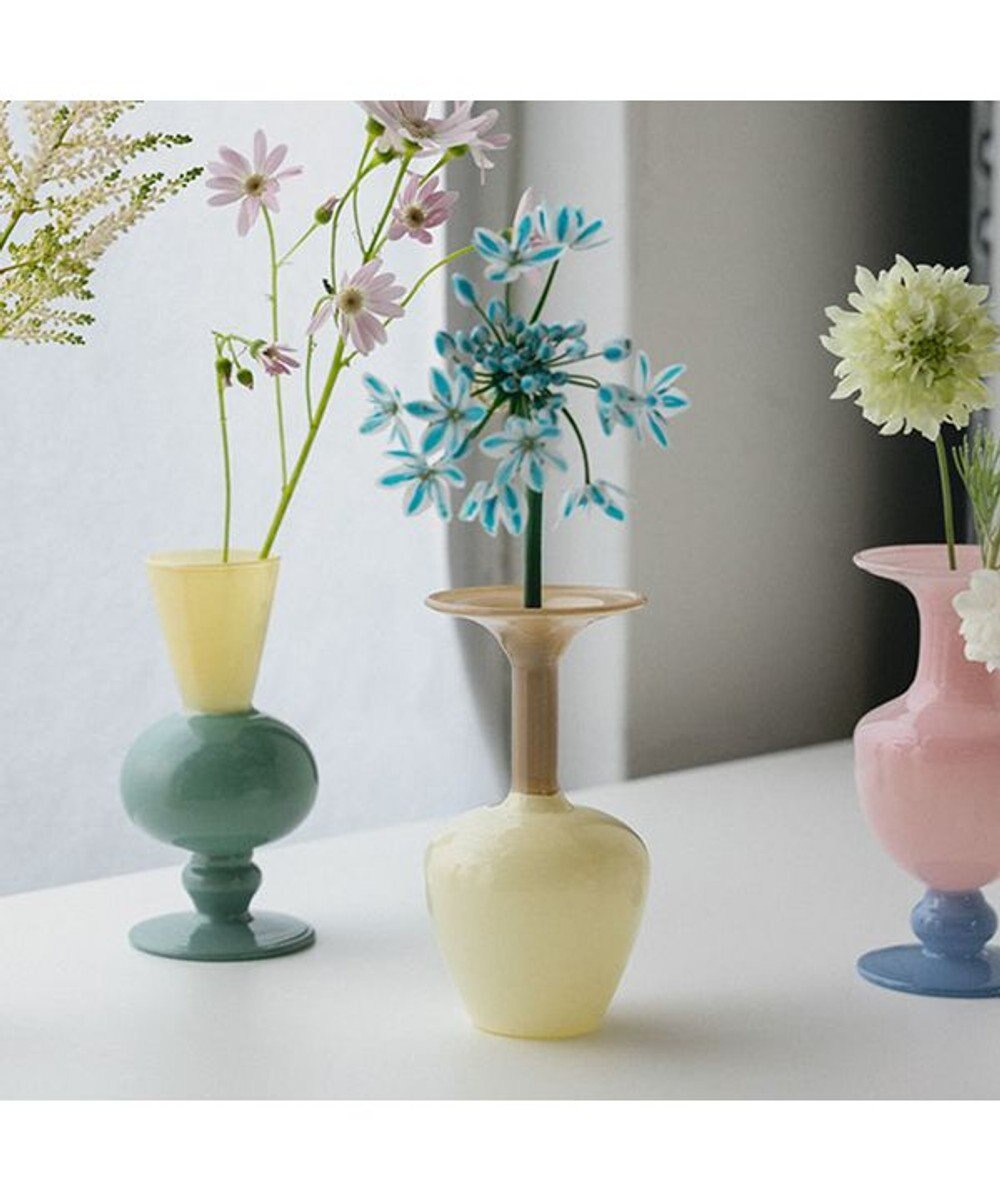 PRESENTERS ROOM amabro / MINI VASE TWO TONE(Brown×Beige) 